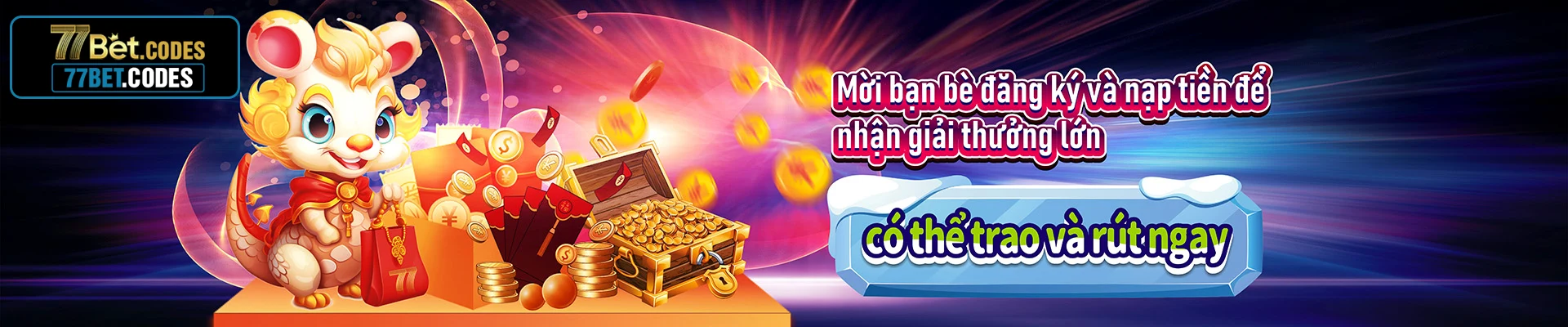 Cùng 77bet mời bạn bè nhận ngay thưởng lớn