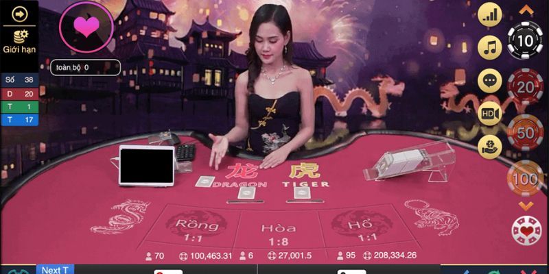 Tránh đặt cược tại cửa hòa khi tham gia rồng hổ 77BET